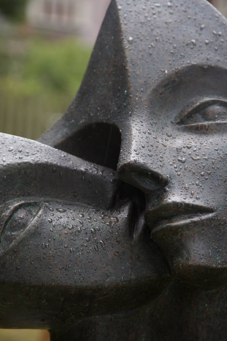 Original Abstract Love Sculpture by Beatrice Hoffman