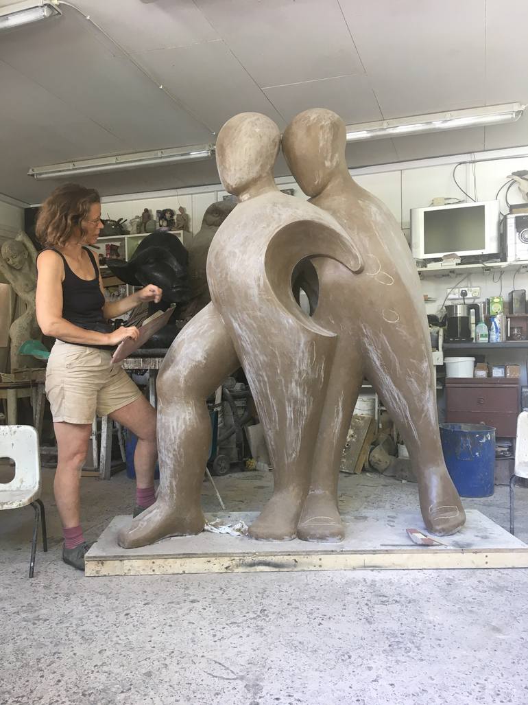 Original Abstract Body Sculpture by Beatrice Hoffman