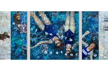 Triptych "Noon in the pool" thumb