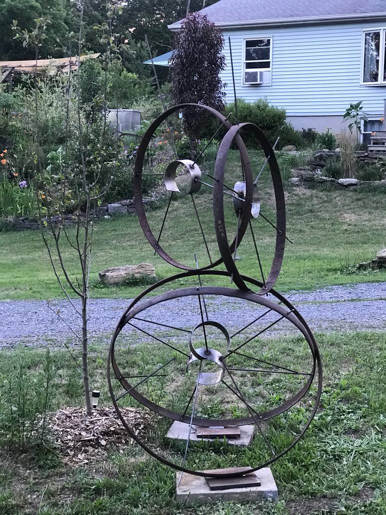 Original Abstract Transportation Sculpture by Ainsley Morris
