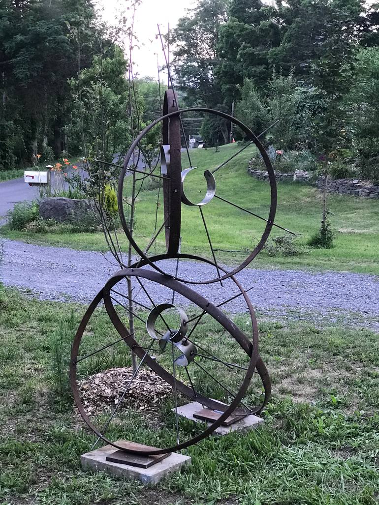 Original Abstract Transportation Sculpture by Ainsley Morris