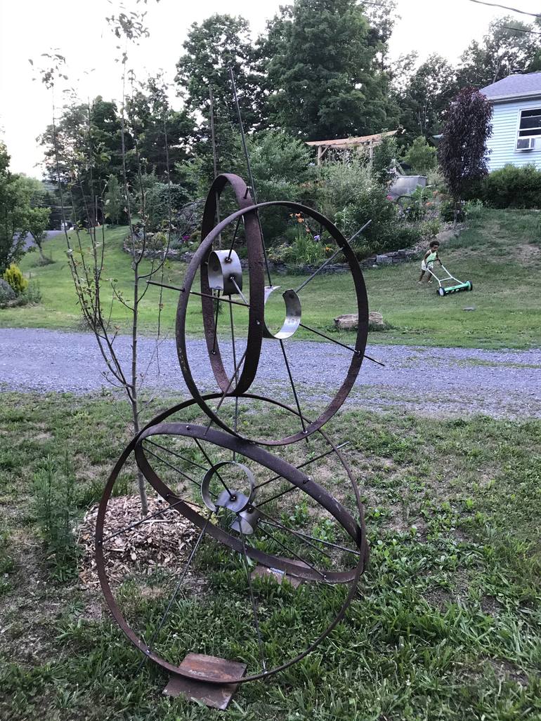 Original Abstract Transportation Sculpture by Ainsley Morris