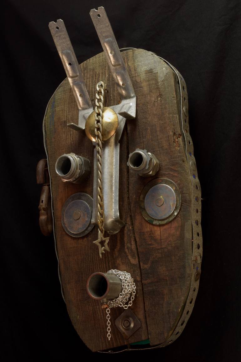 Original Art Deco Outer Space Sculpture by Nathan Walker