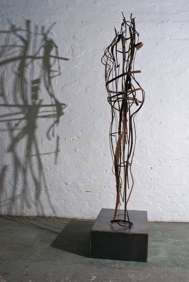 Original Fine Art Abstract Sculpture by Mark L Swart