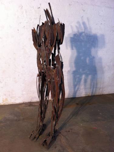 Original Expressionism Nude Sculpture by Mark L Swart