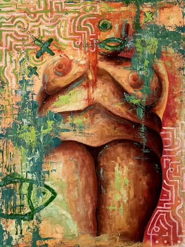 Print of Body Paintings by Maryia Kapylova