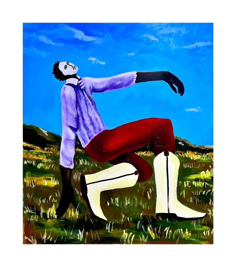 Original Abstract Expressionism Abstract Painting by Abrifor Silas