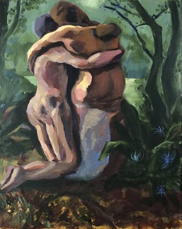 Original Nude Paintings by Harriet Liu