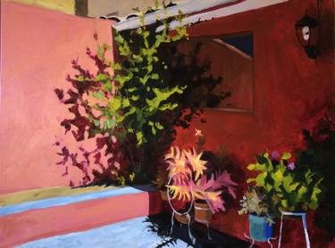 Original Impressionism Landscape Painting by Harriet Liu