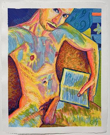 Print of Impressionism Nude Drawings by Gyan Samara