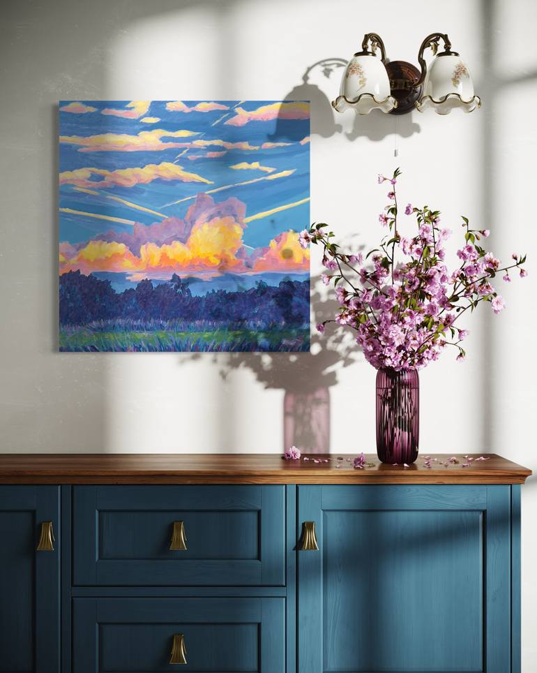 Original Impressionism Landscape Painting by Gyan Samara