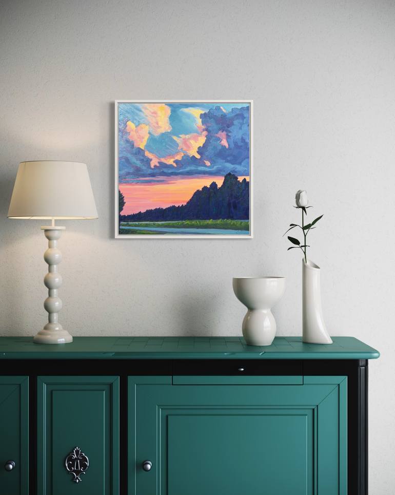 Original Impressionism Landscape Painting by Gyan Samara