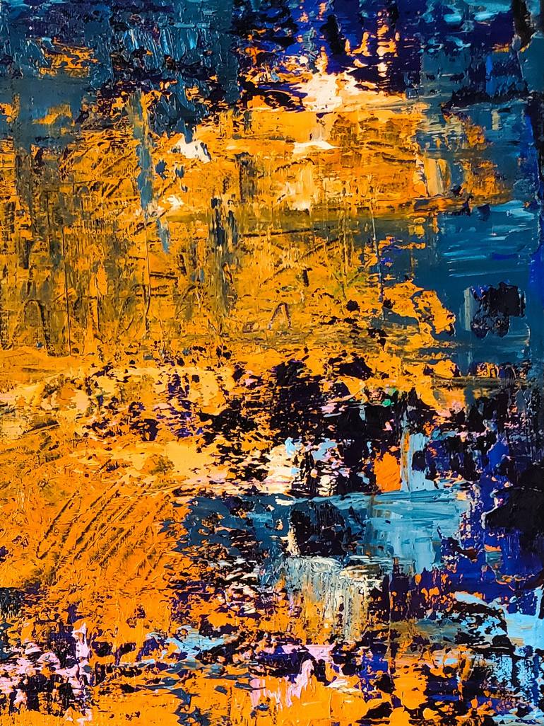 Original Abstract Expressionism Abstract Painting by Maryia Walker