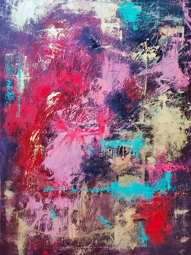 Original Abstract Expressionism Abstract Paintings by Maryia Walker