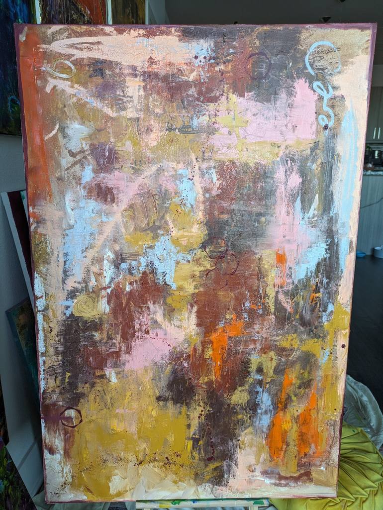 Original Abstract Expressionism Abstract Painting by Maryia Walker
