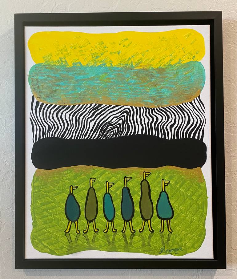 Original Abstract Expressionism Abstract Painting by Anupama Nair