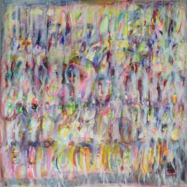 Original Abstract Expressionism Abstract Paintings by Sjan Brok