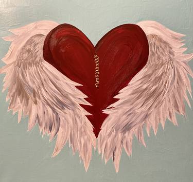 Saatchi Art Artist Erica Haupert; Paintings, “Healing Heart” #art