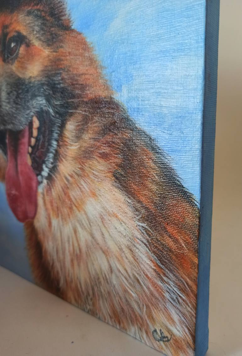 Original Portraiture Animal Painting by Svitlana Verbovetska