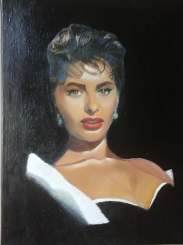 Original Figurative Celebrity Paintings by Bruscella Donato