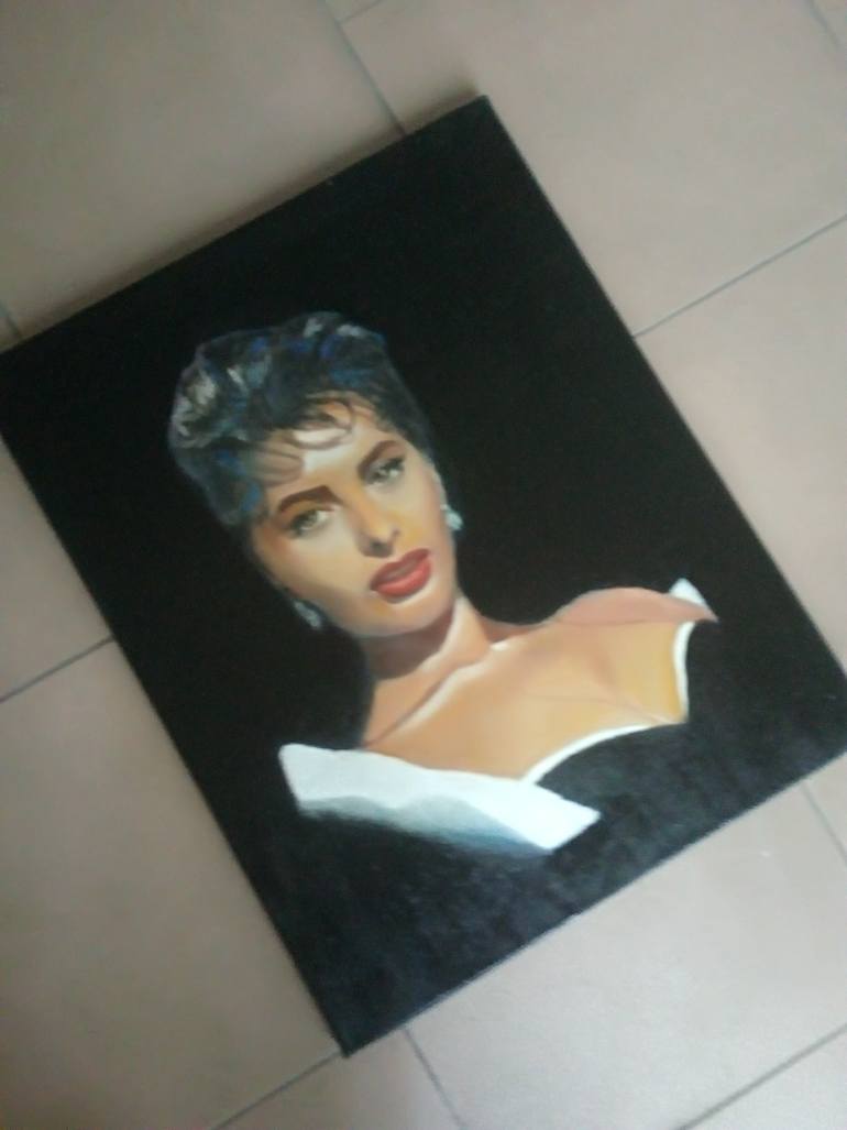 Original Figurative Pop Culture/Celebrity Painting by Bruscella Donato