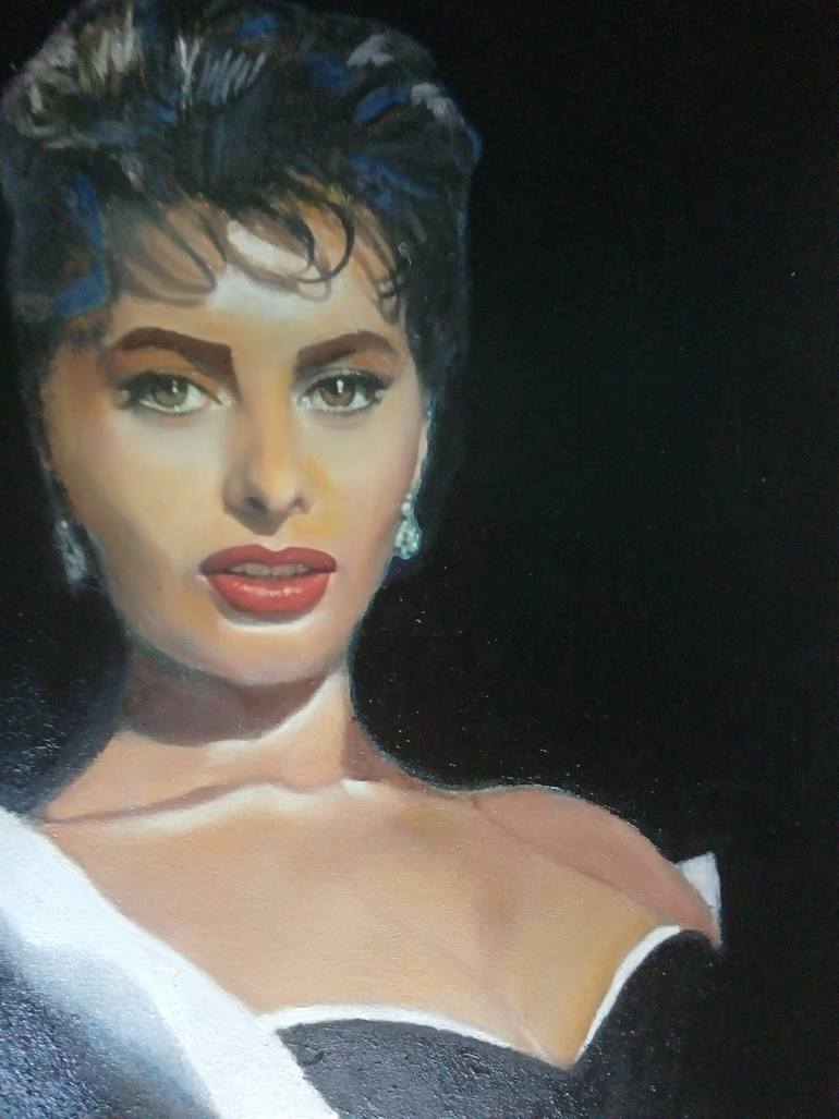 Original Figurative Pop Culture/Celebrity Painting by Bruscella Donato