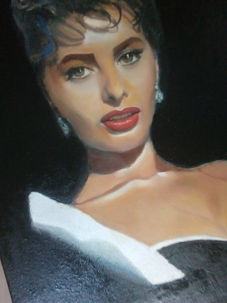 Original Figurative Pop Culture/Celebrity Painting by Bruscella Donato