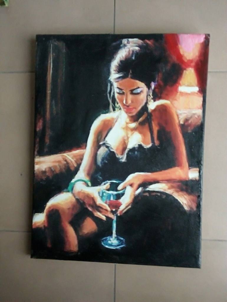 Original Women Painting by Bruscella Donato