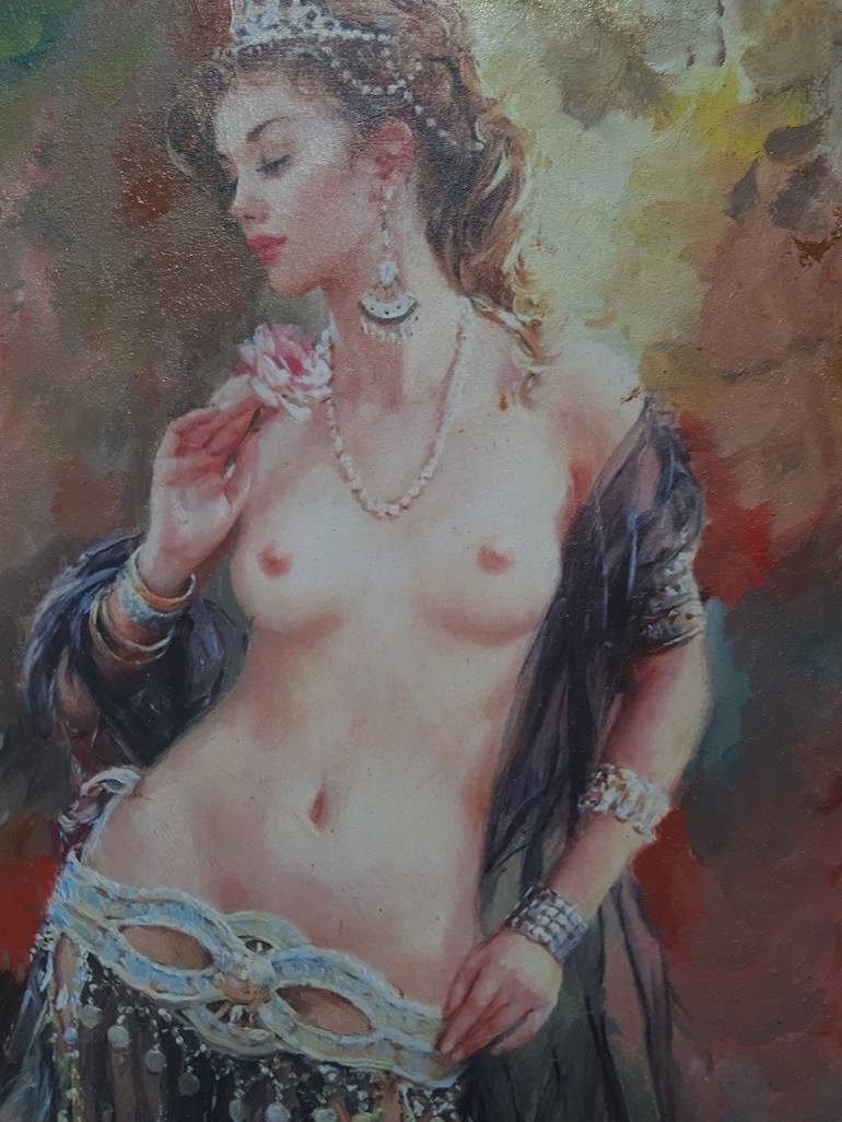 Original Nude Painting by Bruscella Donato