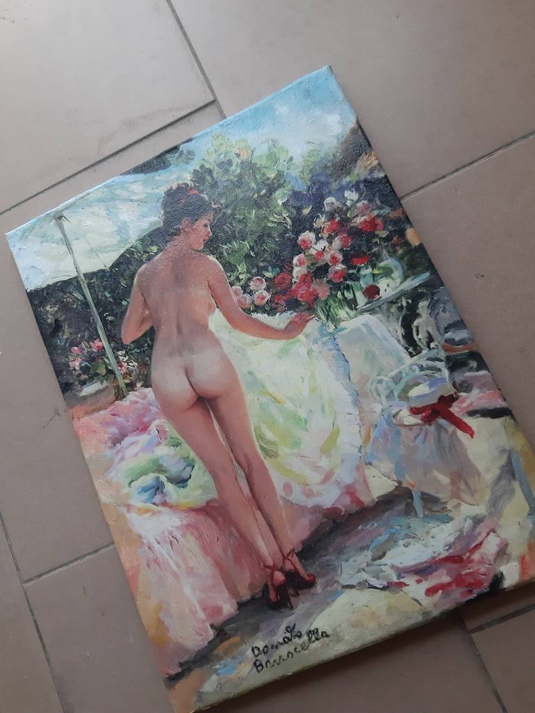 Original Figurative Women Painting by Bruscella Donato
