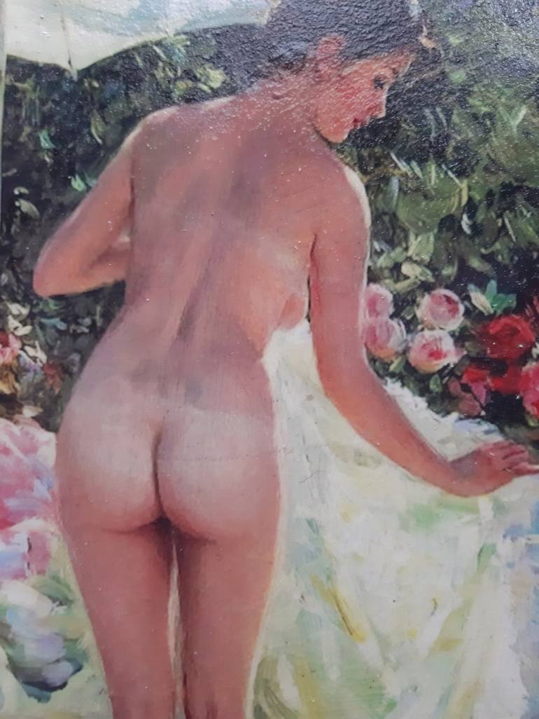 Original Figurative Women Painting by Bruscella Donato