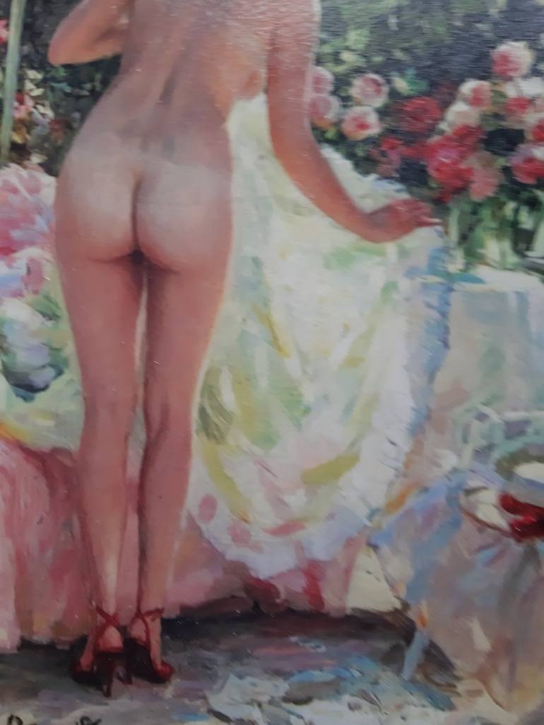 Original Figurative Women Painting by Bruscella Donato