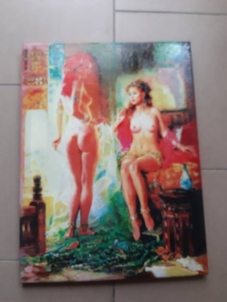 Original Nude Painting by Bruscella Donato