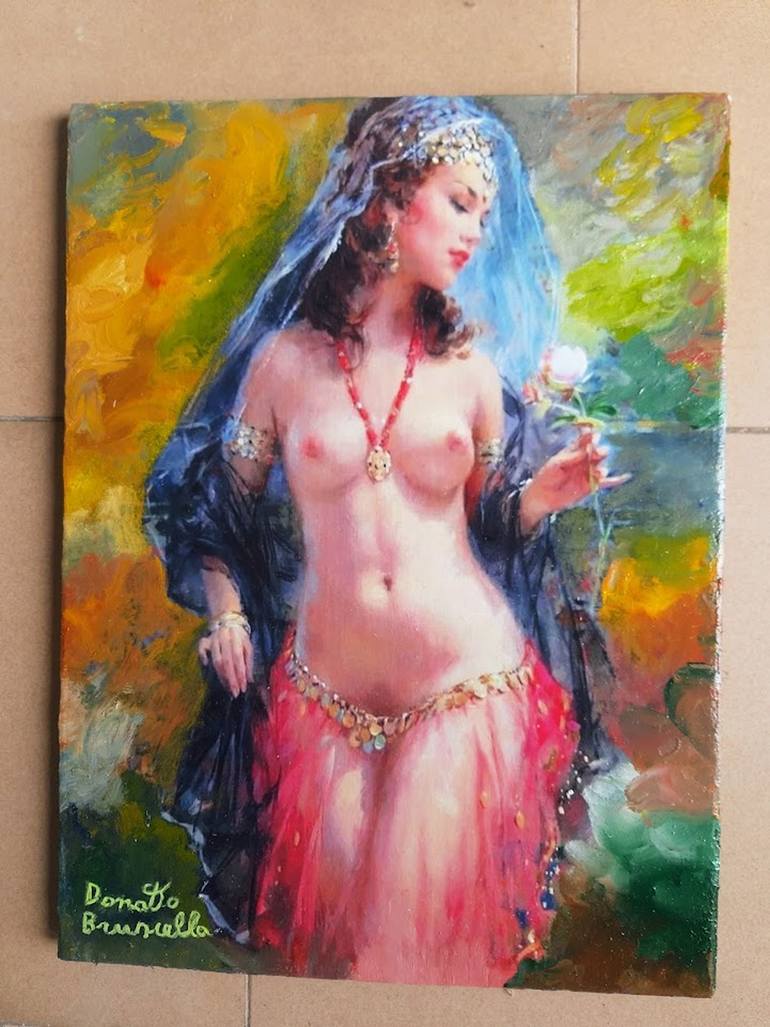 Original Figurative Women Painting by Bruscella Donato