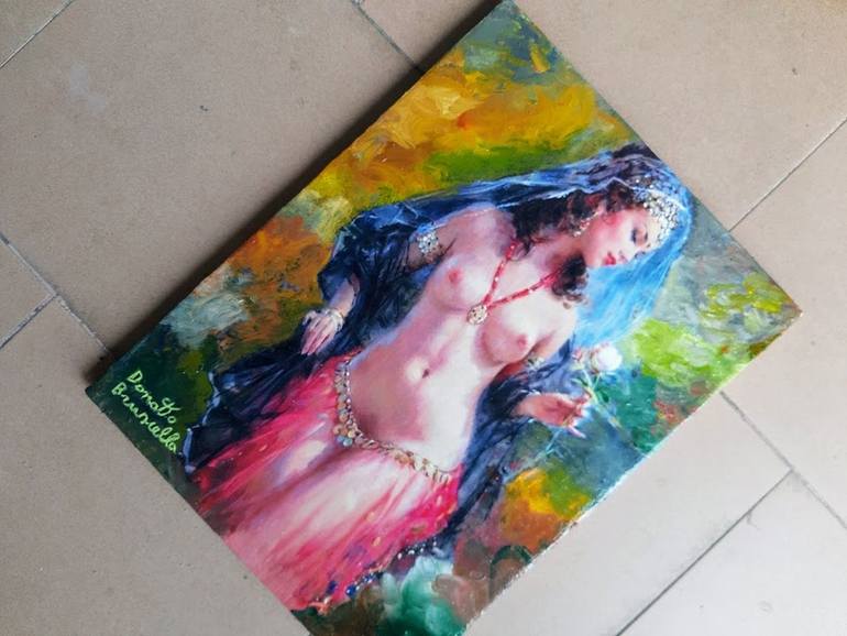 Original Figurative Women Painting by Bruscella Donato