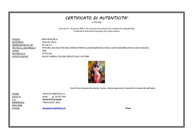 Original Figurative Women Painting by Bruscella Donato