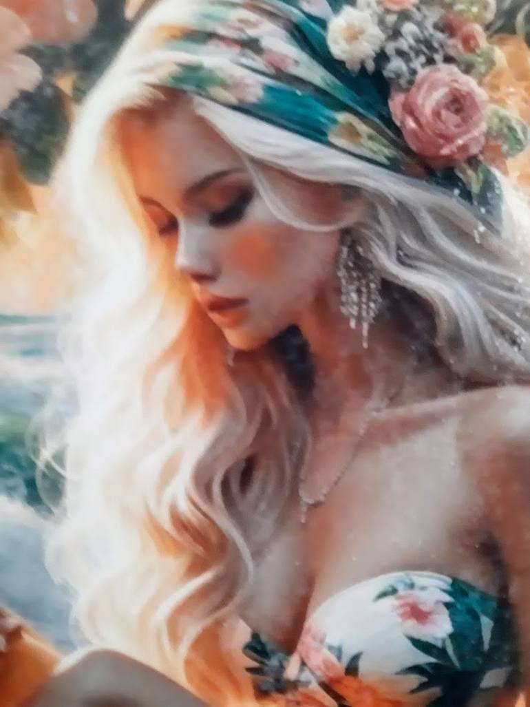 Original Figurative Women Painting by Bruscella Donato