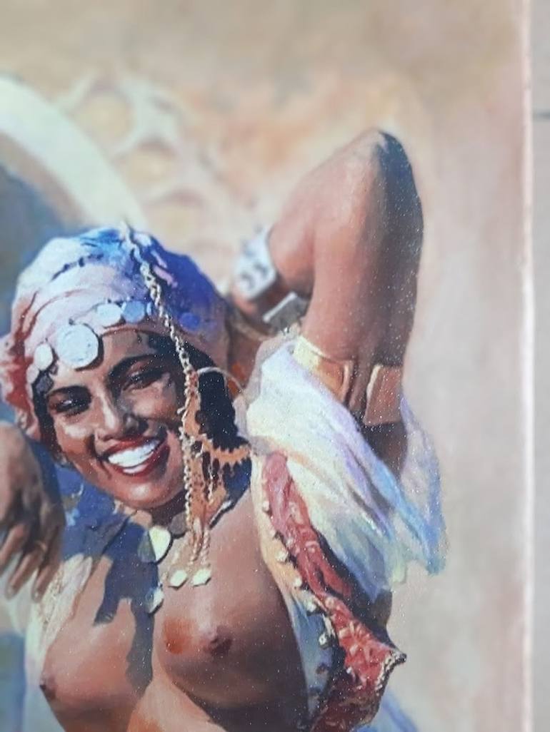 Original Figurative Nude Painting by Bruscella Donato