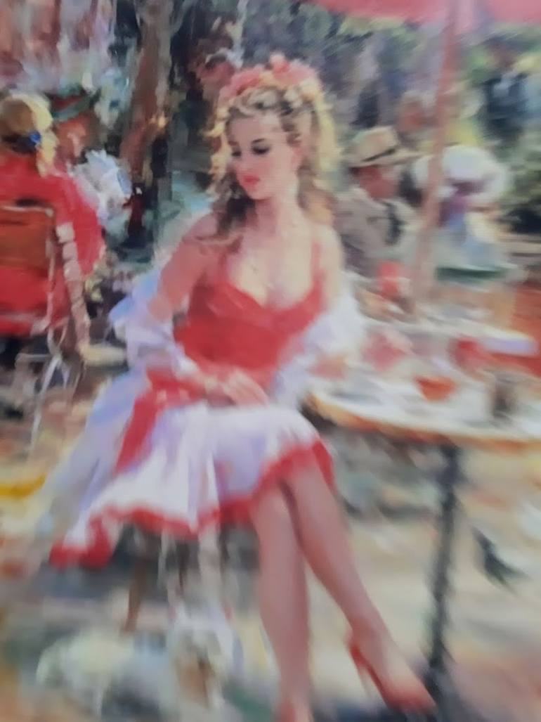 Original Figurative Women Painting by Bruscella Donato