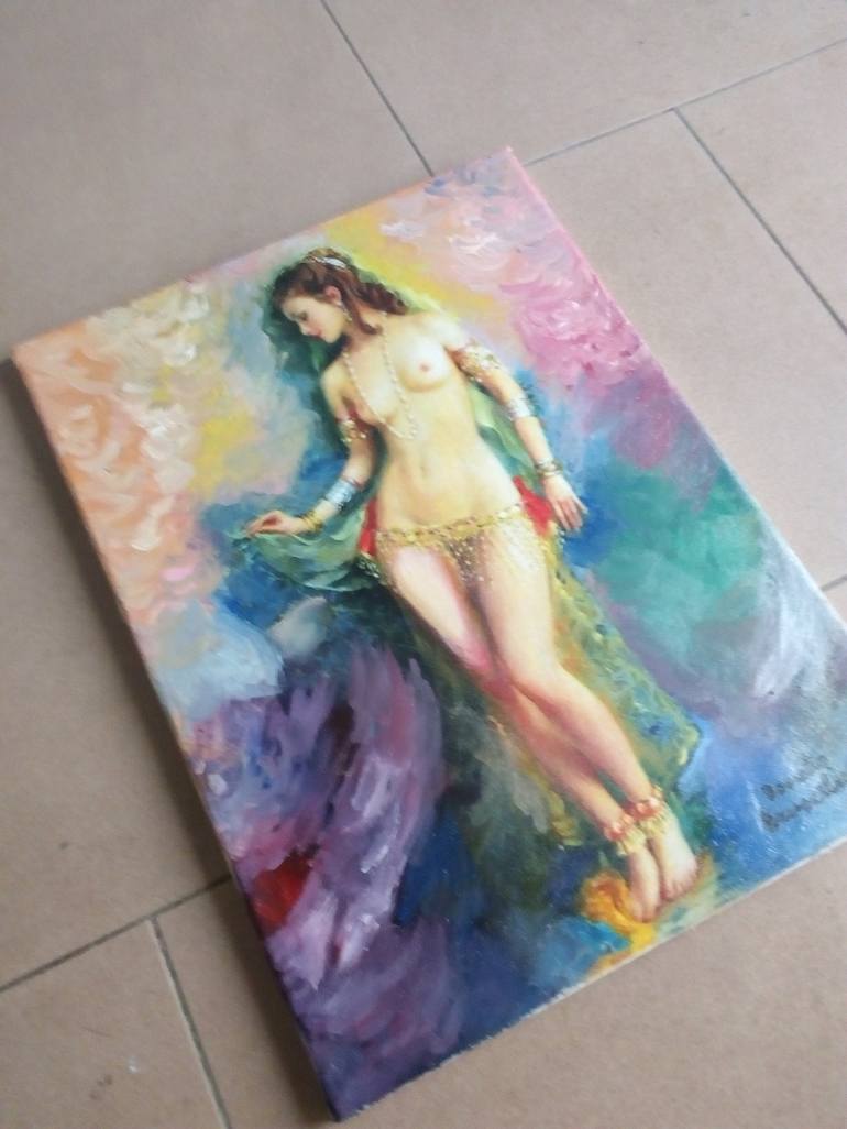 Original Figurative Women Painting by Bruscella Donato