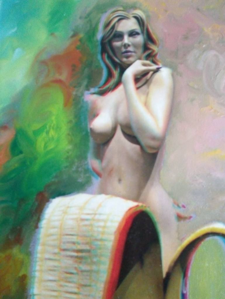 Original Figurative Women Painting by Bruscella Donato