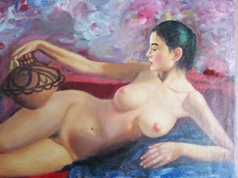 Original Women Painting by Bruscella Donato