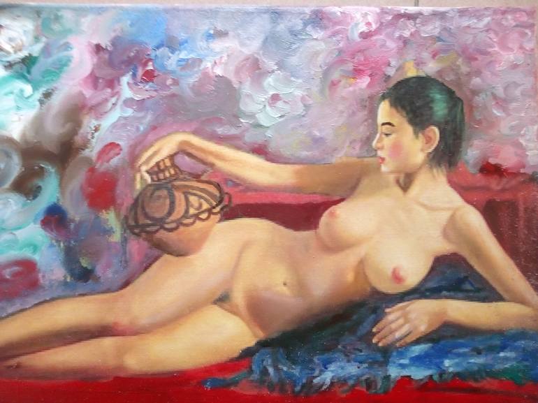 Original Women Painting by Bruscella Donato