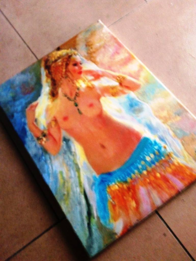 Original Figurative Women Painting by Bruscella Donato