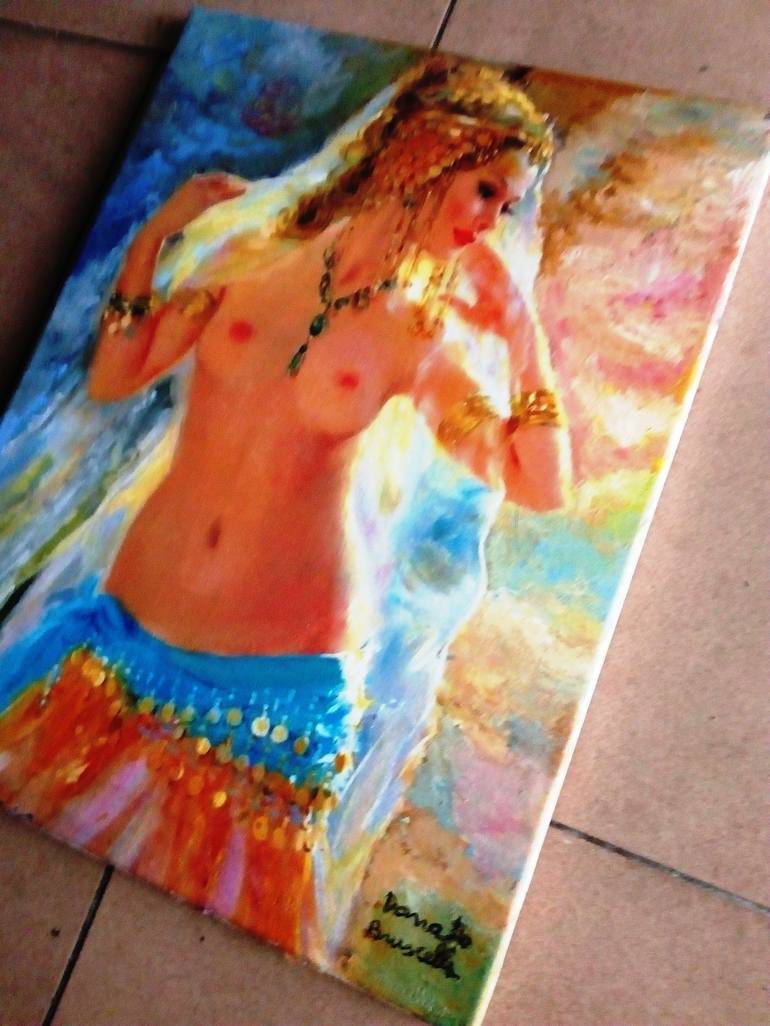 Original Figurative Women Painting by Bruscella Donato