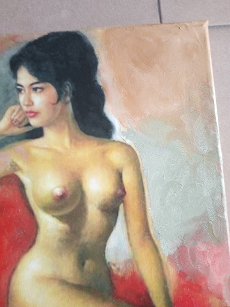 Original Nude Painting by Bruscella Donato