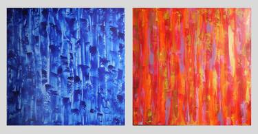 Original Abstract Paintings by Vafa Majidli