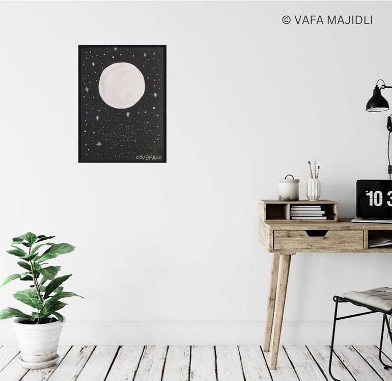 Original Outer Space Painting by Vafa Majidli