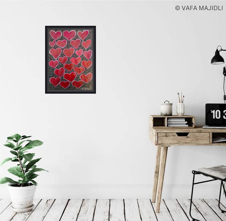 Original Abstract Expressionism Abstract Painting by Vafa Majidli