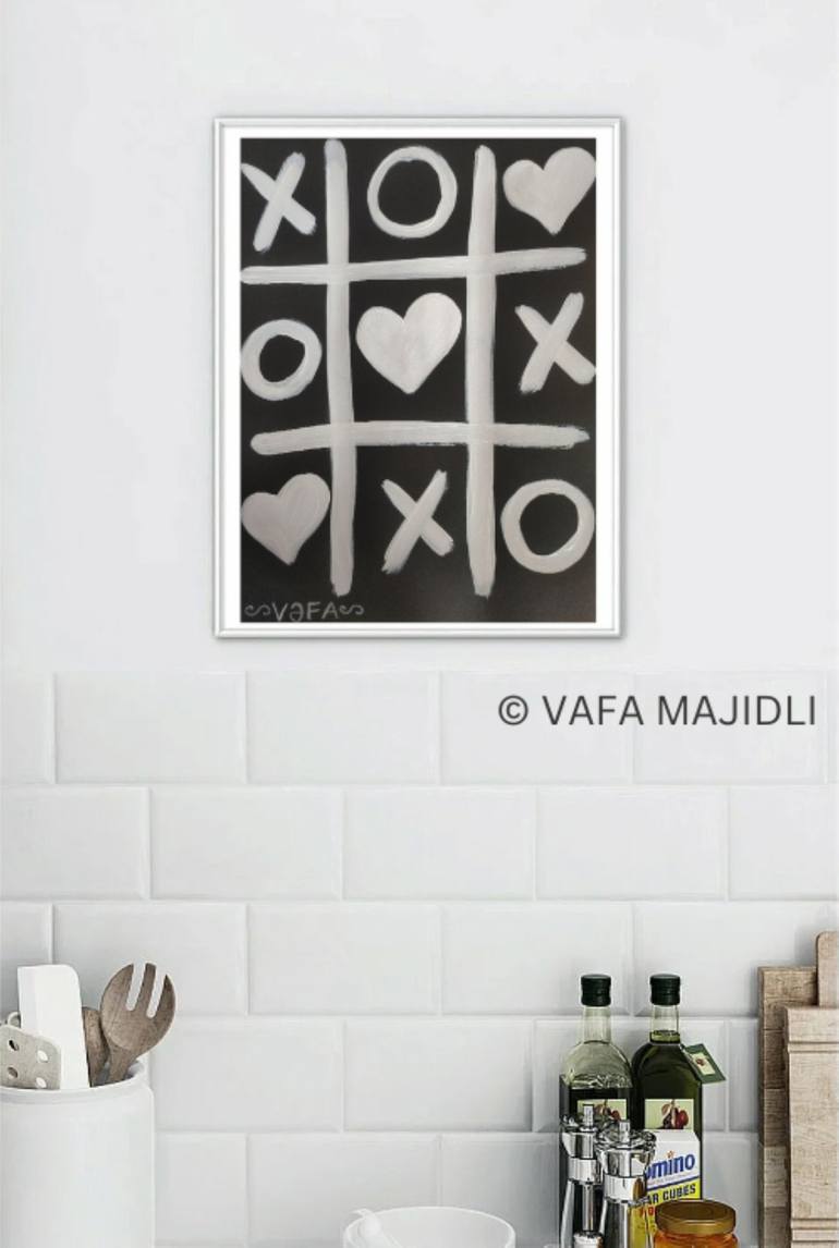 Original Conceptual Love Painting by Vafa Majidli